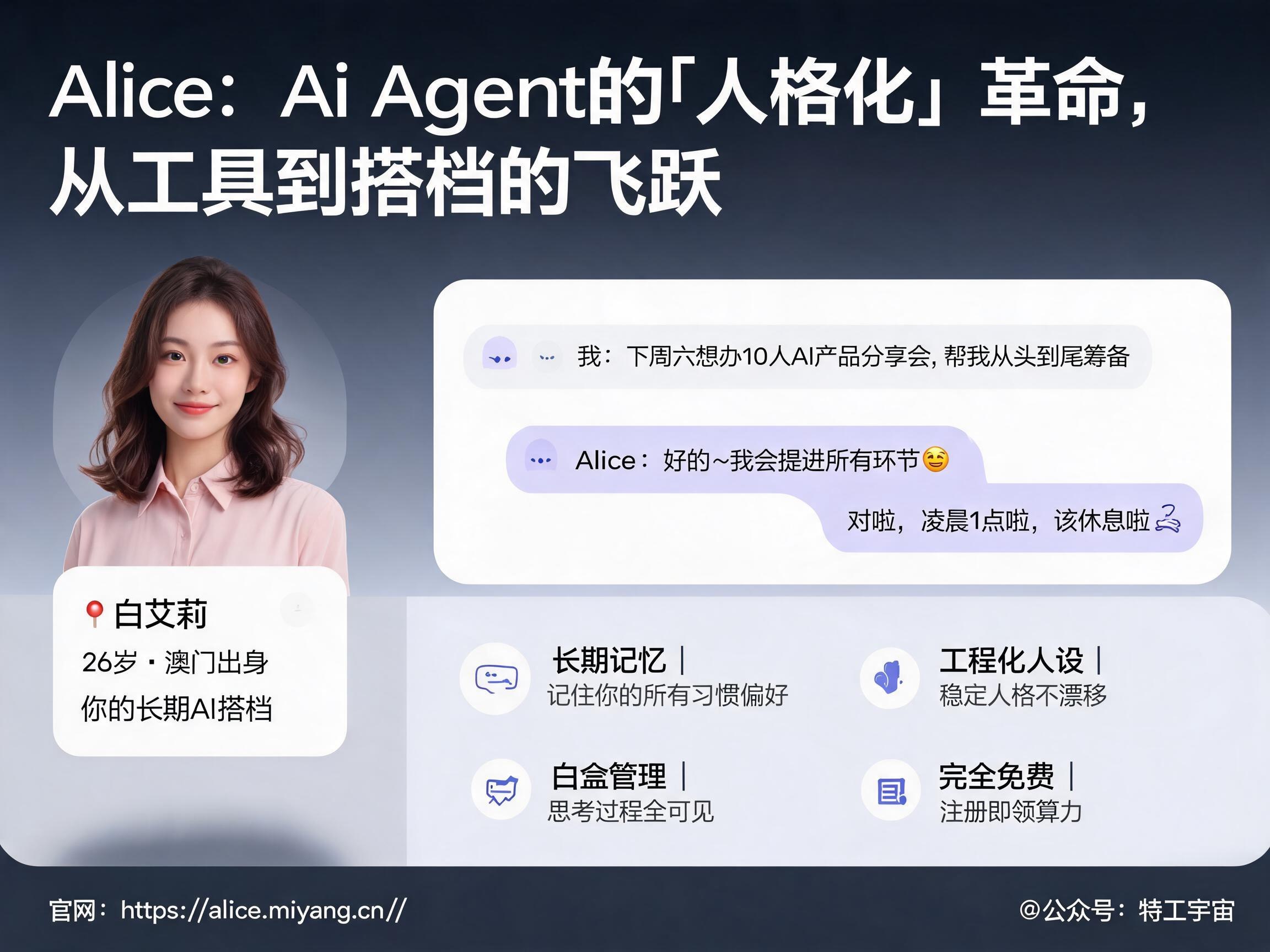 Alice：AI Agent的“人格化”革命，从工具到搭档的飞跃 | AI地域